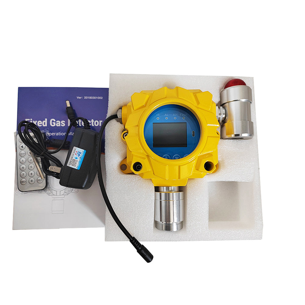 VTSYIQI CLO2 Gas Detector ClO2 Gas Leak Alarm with Resolution 0.1ppm Measuring Range 0 to 50ppm Installation Method Wall-mounted for ClO2 Gas Test