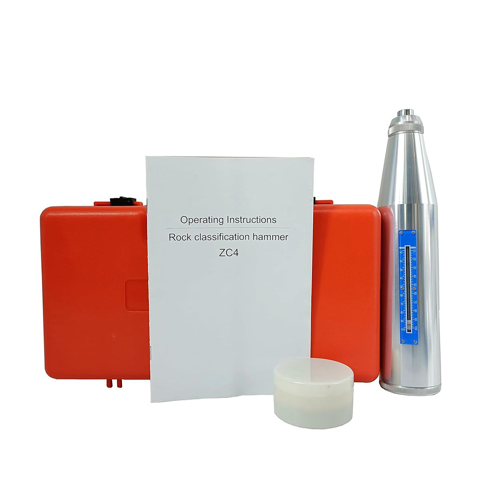 VTSYIQI Handheld Brick Rebound Hammer Tester Brick Rebound Test Schmidt Hammer Test Meter Tool Brick Rebound Test Hammer Resiliometer Concrete Measure NDT Testing