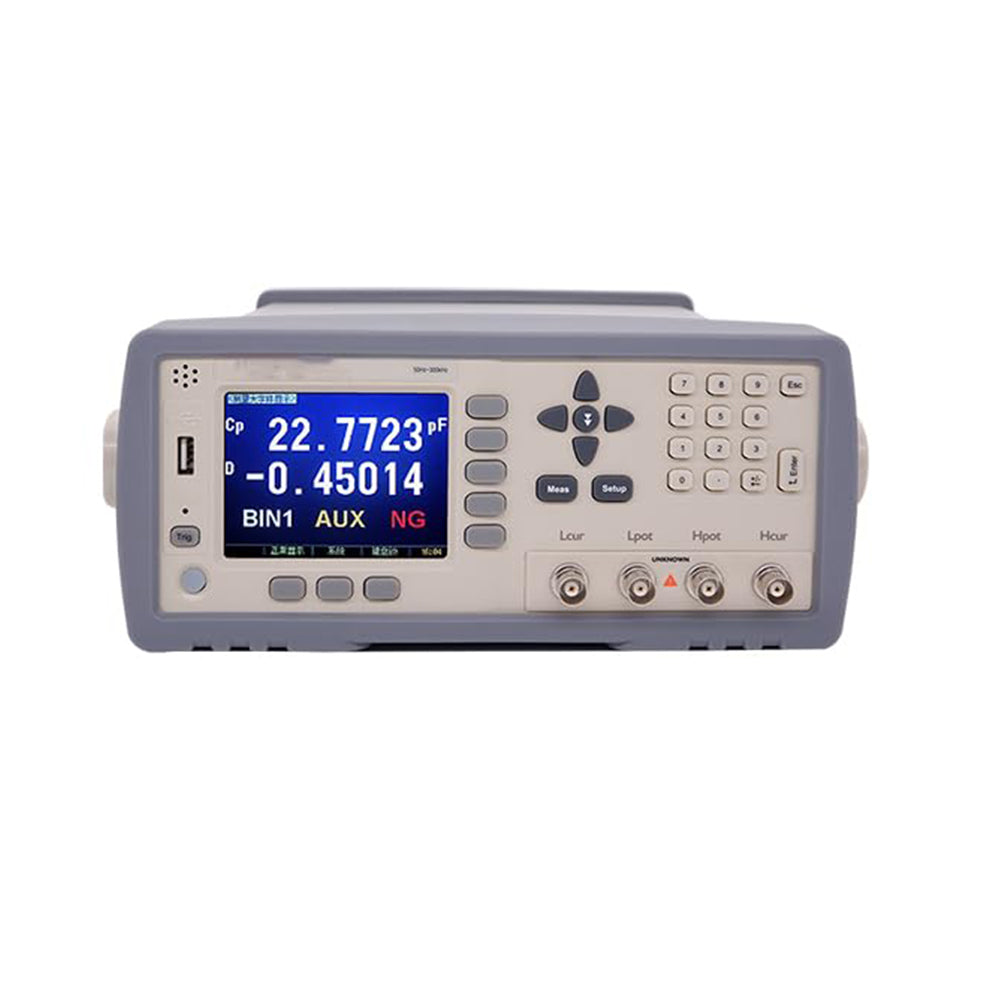 VTSYIQI Precision LCR Meter LCR Bridge Measurement with Frequency 10Hz~200kHz  Test Functions Cs-Rs,Cs-D,Cp-Rp,Cp-D,Lp-Rp,Lp-Q,Ls-Rs,Ls-Q,R-X,Z-θrad,Z-θdeg DCR Accuracy 0.05% ±5dgt ALC function