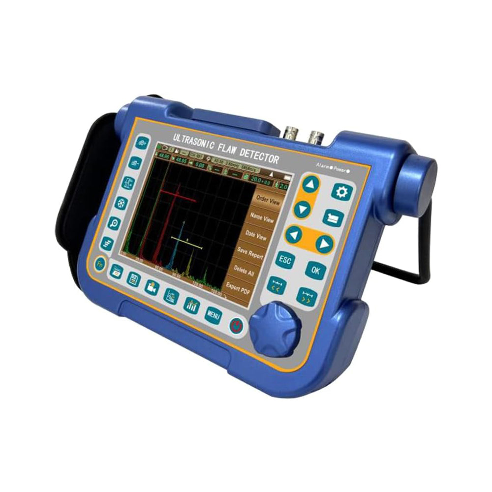 VTSYIQI Ultrasonic Flaw Detector NDT Defectoscope Tester with 0–15000mm | ARM FPGA Dual-Core Hardware Runs Stable Multitasks Boosting Portability Durability And Reliability For NDT Flaw Inspection