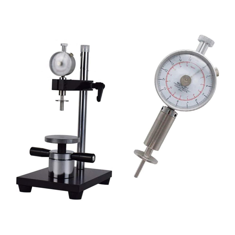 VTSYIQI Furit Hardness Tester Stand with Needle Type GY-1 Furit Hardness Tester Meter with Range 2-15kg/cm 2 (x10 5pa) Head Dim Φ3.5mm