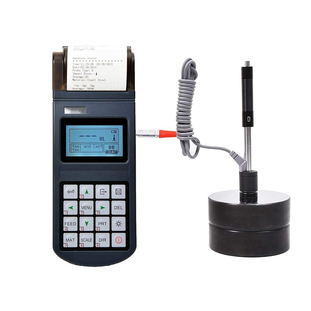 VTSYIQI Leeb Hardness Tester with Printer Function Memory 373 to 2688