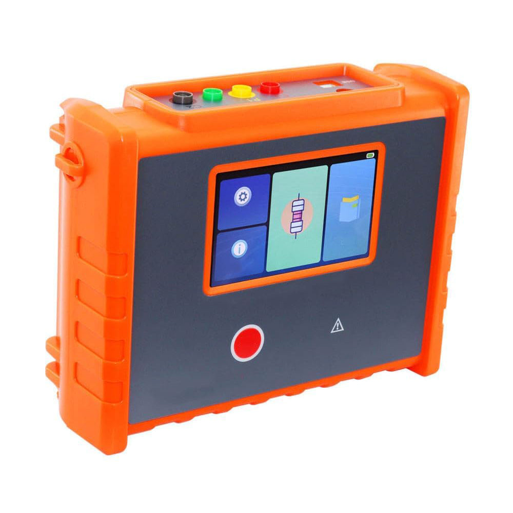 VTSYIQI Transformer DC Resistance Tester Transformer Direct Current Resistance Meter with Test Current 10A 5A 1A 0.1A 10mA 1mA Resistance Range 10.0uΩ-50.00KΩ Four Line Method Test Maximum Short-Circuit Current 10A  500 Groups Data Storage