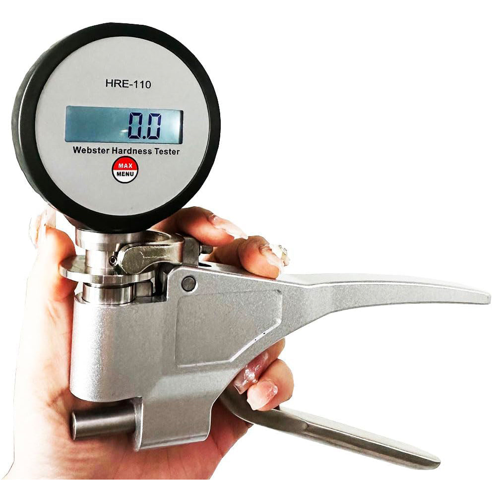 VTSYIQI Webster Hardness Tester Meter Gauge Webster Aluminium Hardness Tester with Hardness Range 25-110HRE for Rapid Detect The Hardness of Aluminum Alloy Profiles Tubes Plates Aluminum Workpieces and Other Soft Metals