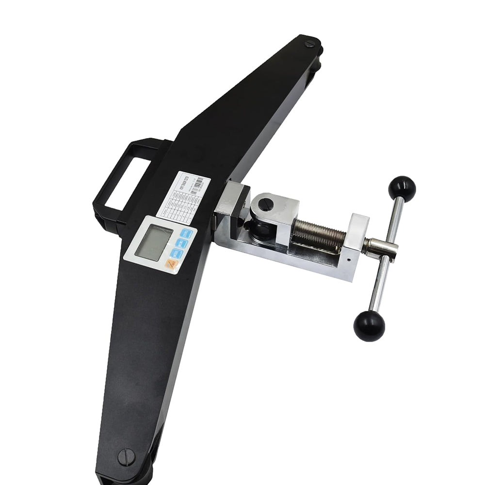 VTSYIQI Wire Tension Meter Wire Rope Tension Gauge with Maximum Load Value 20KN Load Division Value 0.01KN Output Connector Rs232 9-hole Socket High Precision for Testing Tension of Rope and Wire Rope in  Numerous Industries