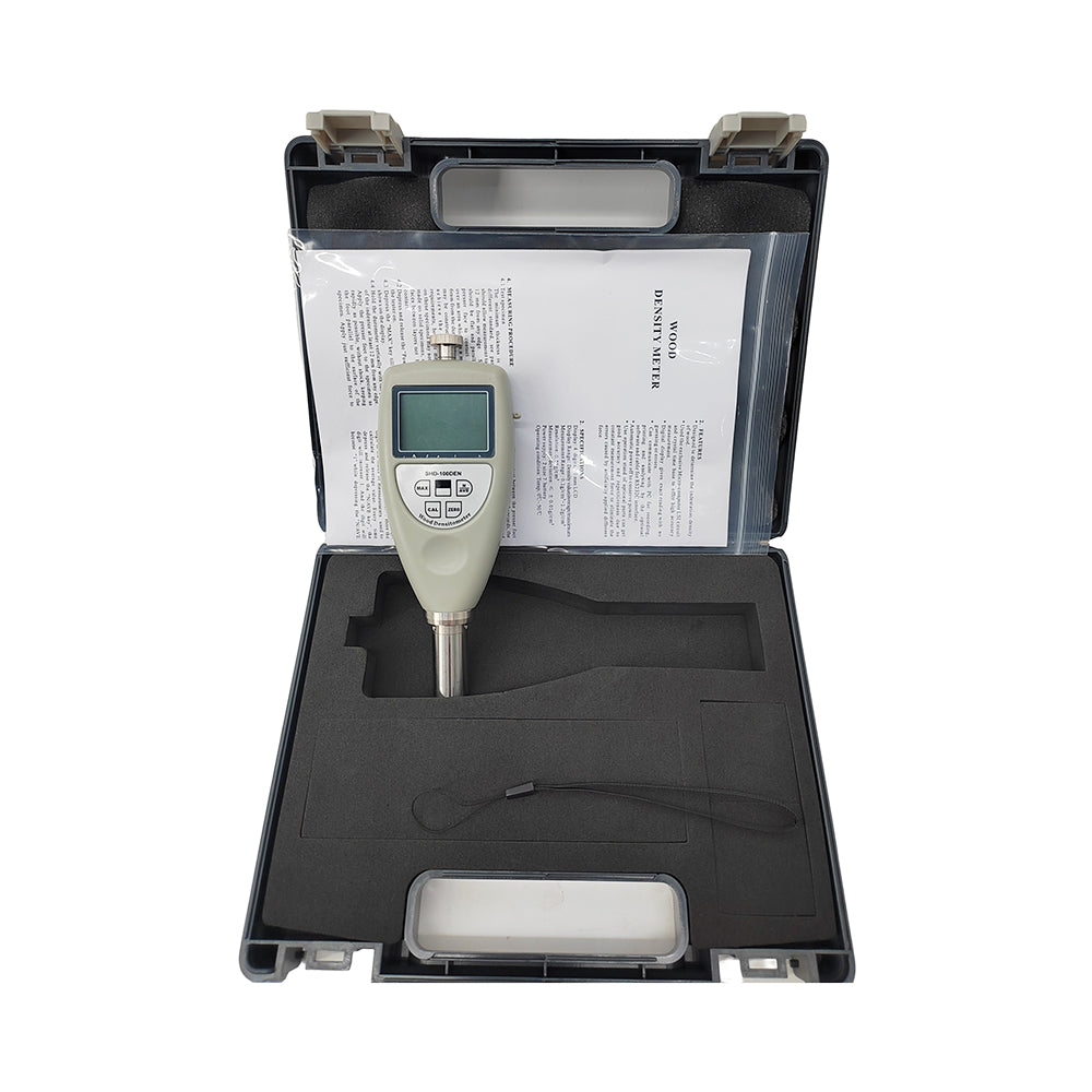 VTSYIQI Handheld Wood Density Tester Wood Density Meter with Test Range 0.01g/cm³ ~1.2g/cm³ Resolution 0.01g/cm³ Accuracy ≤ ±0.01g/cm³ for Measure The Density of Wood