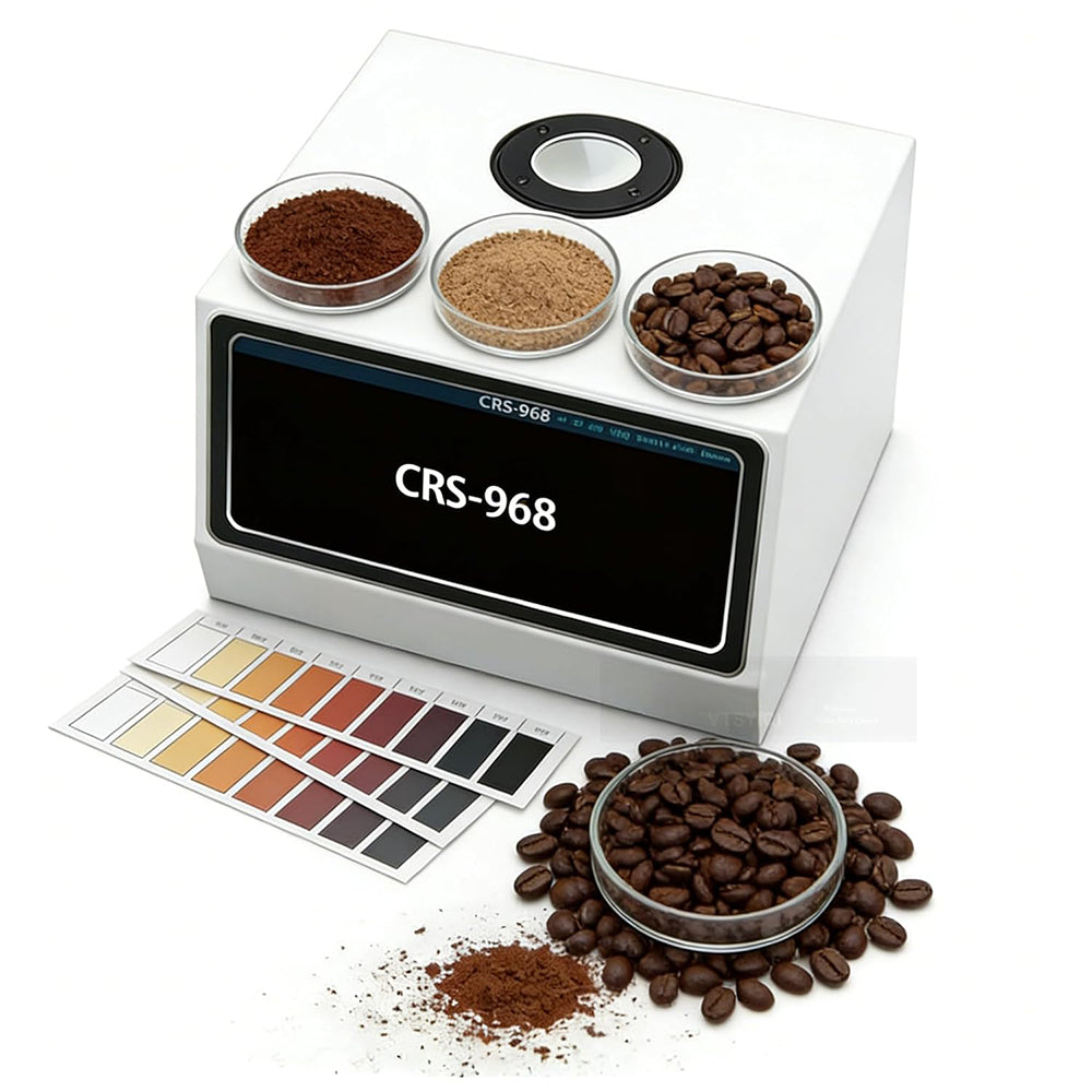 VTSYIQI Large Aperture Coffee Colorimeter with USB Interface 50mm Measurement Aperture 0.01% Reflectance Resolution 400-700nm Wavelength for Coffee Powder Grounds Roast Degree Testing