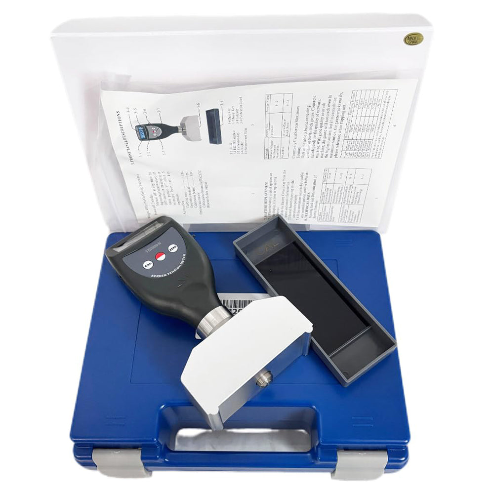 VTSYIQI Screen Tension Gauge Digital Silk Screen Tension Tester with Resolution 0.1 High Accuracy Fiducial Error 5% Measurement Range 7~40N/cm for Screen Tension and Stencil Tension Measurements