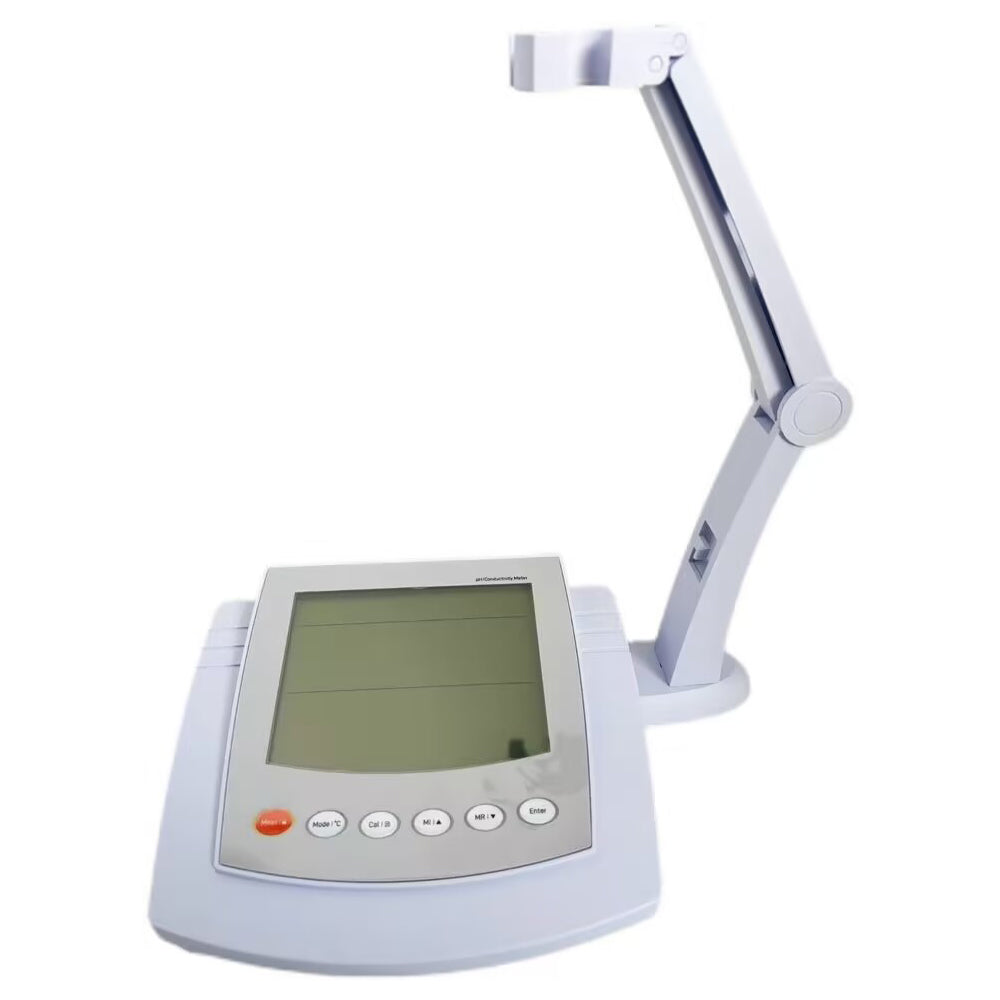 VTSYIQI Multiparameter Water Quality Analyzer Multiparameter Water Quality Meter with Conductivity Standard Solutions Range -2.000 to 20.000 pH Manual/Auto-read Measurement Endpoint Backlit LCD Display for Measuring pH mV Conductivity TDS Temp