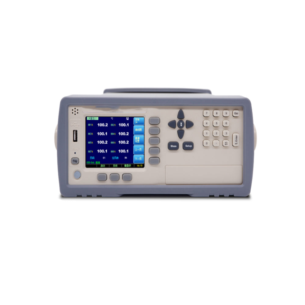 VTSYIQI 16 Channel Temperature Meter Tester Multi-Channel Temperature Data Logger with Thermocouple J/K/T/E/S/N/B/R USB RS232C Interface Sixteen Channels Range -200℃ to 1800℃ Data Logging USB Memory