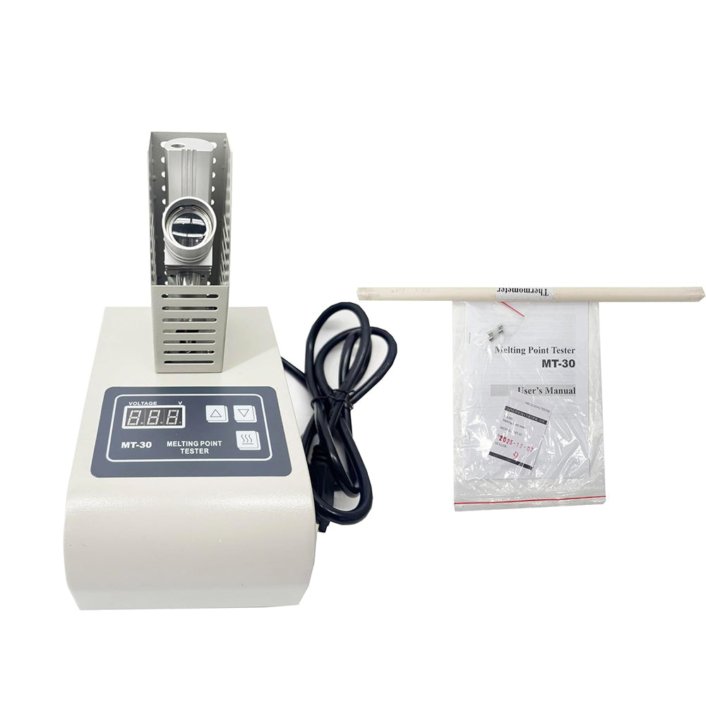VTSYIQI Digital Melting Point Apparatus Melting Point Device for Testing The Melting Point of Reagents Fragrances Dyes with Melting Point Test Range (50-300)°C Temperature Rise Rate 1.0 2.0 4.0 6.0℃/min