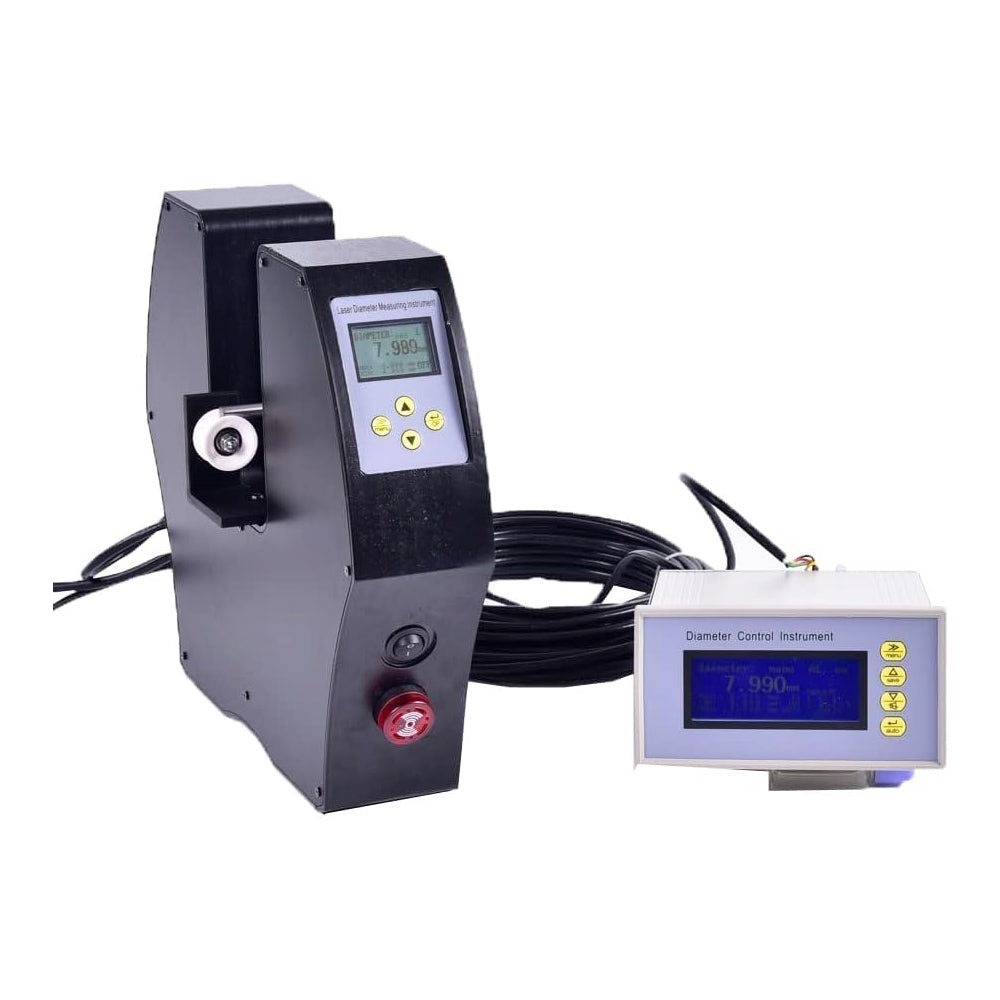 VTSYIQI Non-contact Laser Diameter Gauge Laser Diameter Measuring Measurement with Measuring Range 0.2-30mm Measuring Accuracy ±2um Digtial Display Control Box Scanning Rate Greater Than 50m/c Sensitivity 1um