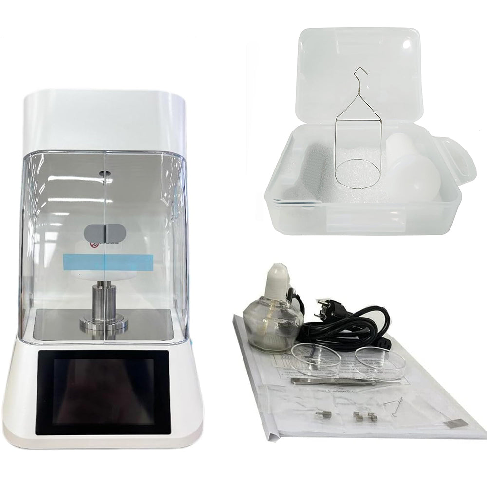 VTSYIQI Lab Surface Tension Measuring Devices Automatic Surface Tensiometer with Platinum Loop Range 0 to 1000 mN/m Accuracy 0.1mN/m for Oil Paint Industry Test ASTM D-971
