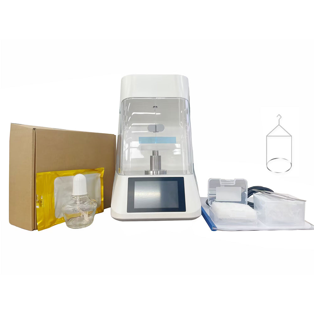 VTSYIQI Surface Tension Analyzer Liquid Interfacial Tension Measurement with Measurement Range 0 to 1000mN/m Accuracy 0.1mN/m Du Nouy Ring Method Automatic Lifting Fully Automatic