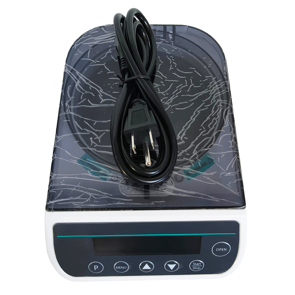 VTSYIQI High Speed Centrifuge Mini Centrifuge Machine with Rotation Speed 1000-12000rpm±5% Enclosed High-speed Type Rotor Max Relative Centrifuge Force 9660xg Digital Display and Keypad Control