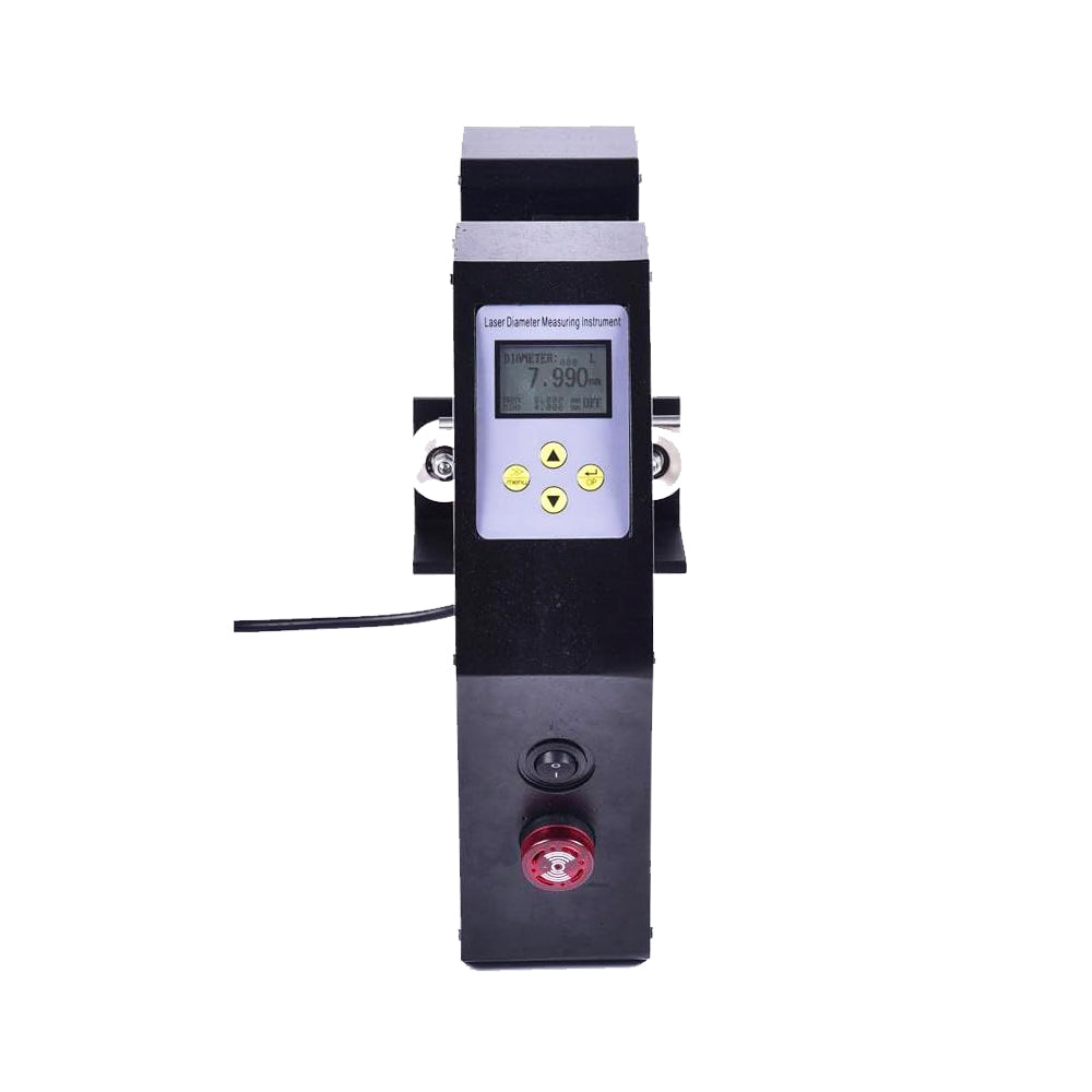 VTSYIQI Digital Laser Diameter Gauge Non-contact Laser Diameter Gauge with Scanning Rate Greater Than 50m/c Measuring Range 0.2-30mm Measuring Accuracy ±2um for Widely using in the Test of Round Wire Materials