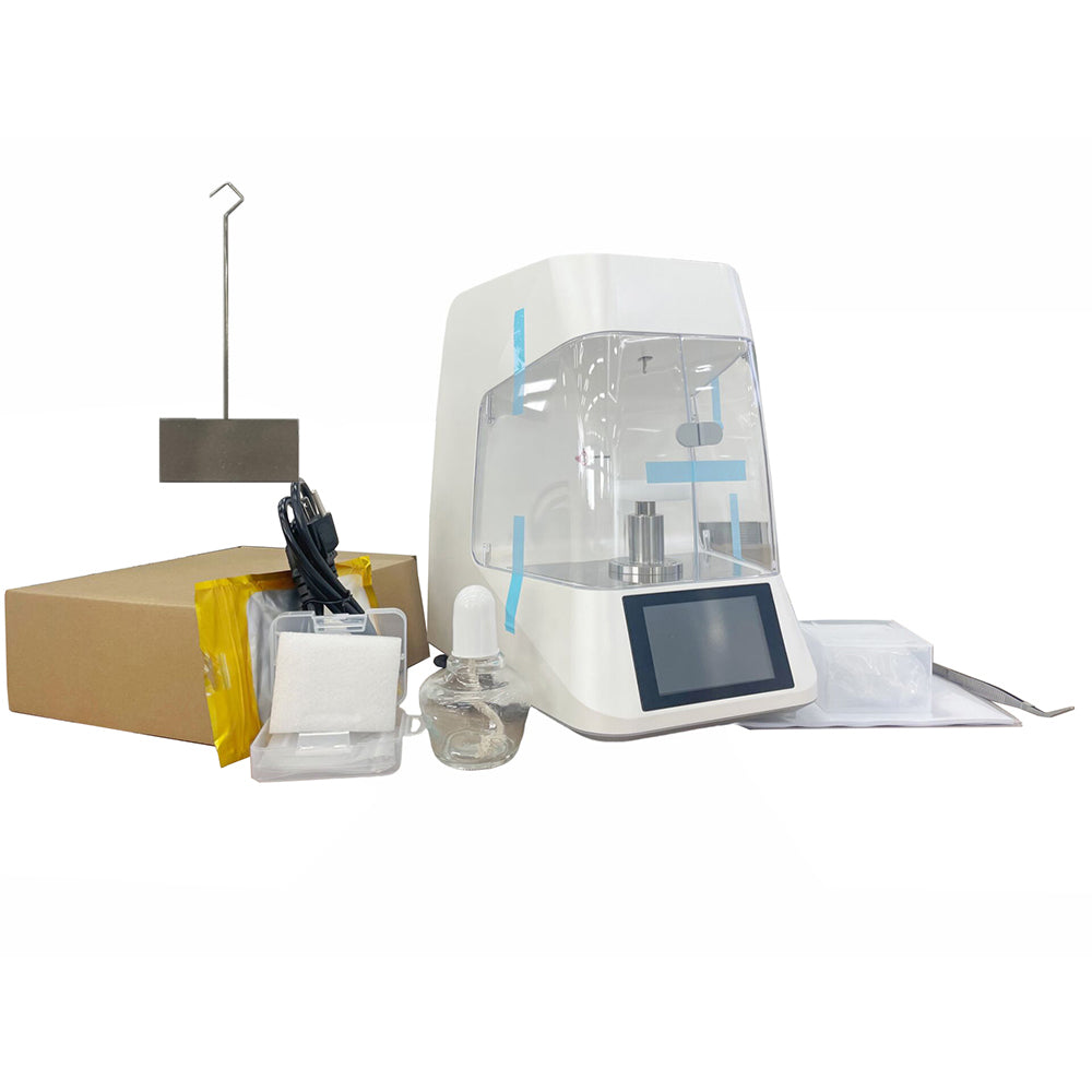 VTSYIQI Lab Surface Tension Measuring Devices Automatic Surface Tensiometer Interfacial Tension Measurement With Measuring Range 0 to 1000mN/m Accuracy 0.1mN/m Wilhelmy Plate Method