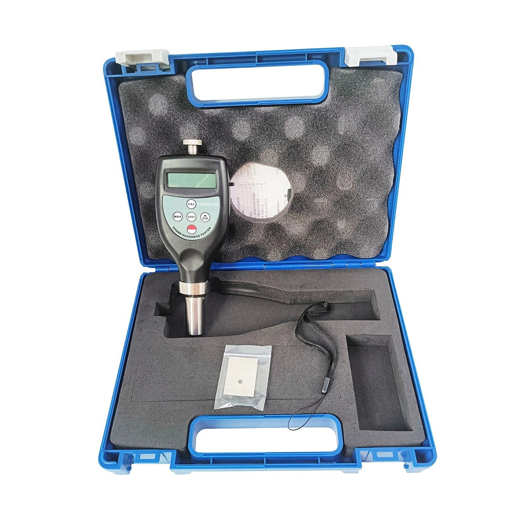 VTSYIQI Digital Shore OO Durometer Shore OO Hardness Tester with Measurement Range 10HOO~90HOO Resolution 0.1H for Measuring Sponge- and Cellular Rubber Foam Rubber Silicone Gel-Like Materials