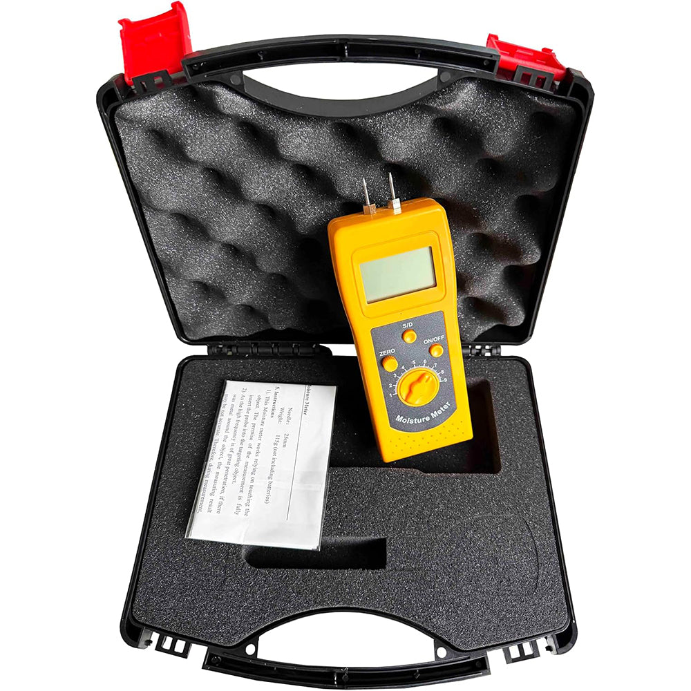 VTSYIQI Meat Moisture Meter Tester Digital Fresh Meat Moisture Meter for Measuring Pork Beef Mutton Lamb Chicken Poultry Meat with Insert Type Measurement Range 10%~90% Backlight Display Accuracy 0.1