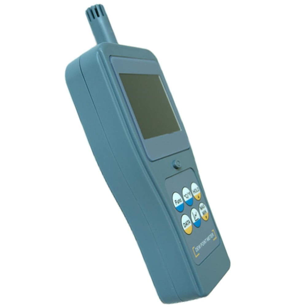 VTSYIQI High Precision Dew Point Meter with Test Parameters Ambient Temperature, Relative Humidity, Dew Point Temperature, Wet Bulb Temperature, Absolute Humidity, PPMv, Saturated Vapor Pressure, Vapor Pressure, Mixing Ratio, Specific Enthalpy