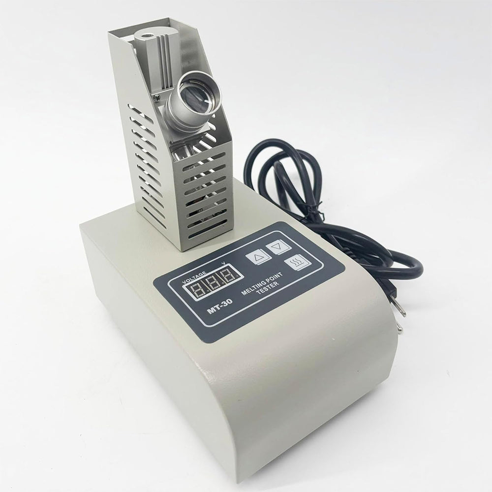 VTSYIQI Melting Point Determination Apparatus Melting Point Detector Device  with Test Range 50 to 300°C Accuracy ±1.0℃ Temperature Rise Rate 1.0 2.0 4.0 6.0℃/min Ambient Temperature (15-35)°C