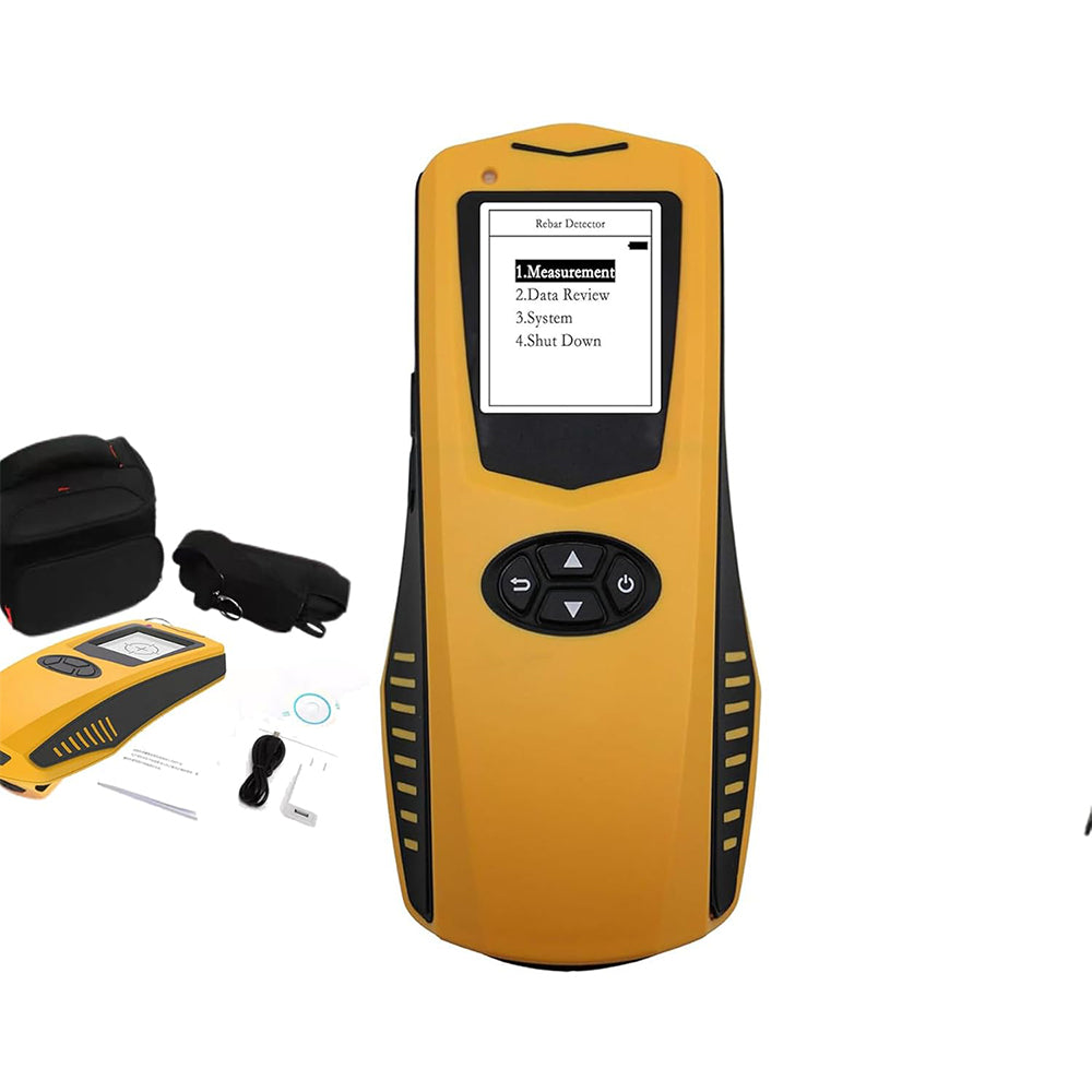 VTSYIQI Handheld Concrete Rebar Scanner Reinforcement Detector with Diameter Measuring Range Φ6-50mm Location Range Φ1-120mm for Reinforcement Detector Position Determination