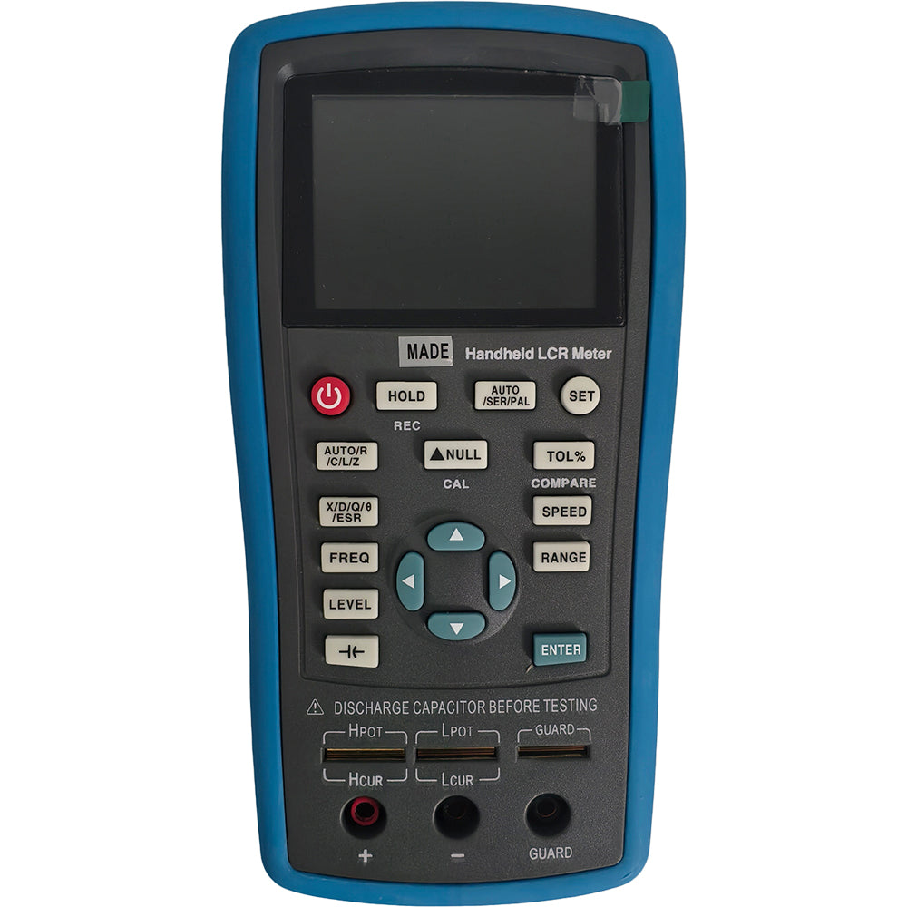 VTSYIQI Handheld LCR Meter Inductance Resistance Capacitance Bridge with Electrolytic Capacitor Mode Basic Accuracy 0.3% Testing Frequency 100Hz 120Hz 1KHz 10KHz 40kHz 100KHz USB Communication Interface