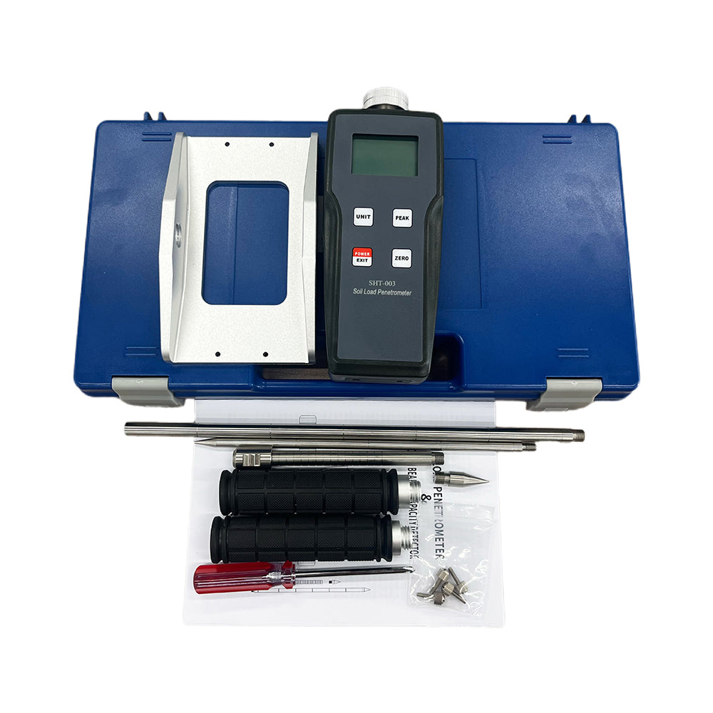 VTSYIQI Soil Compaction Meter Soil Compaction Test Equipment Soil Hardness Tester with Test Depth 0cm-30cm Measuring Range 0kg-100kg (0N-1000N) for After Rolling Backfill Soil Clay Sand Mixed Soil