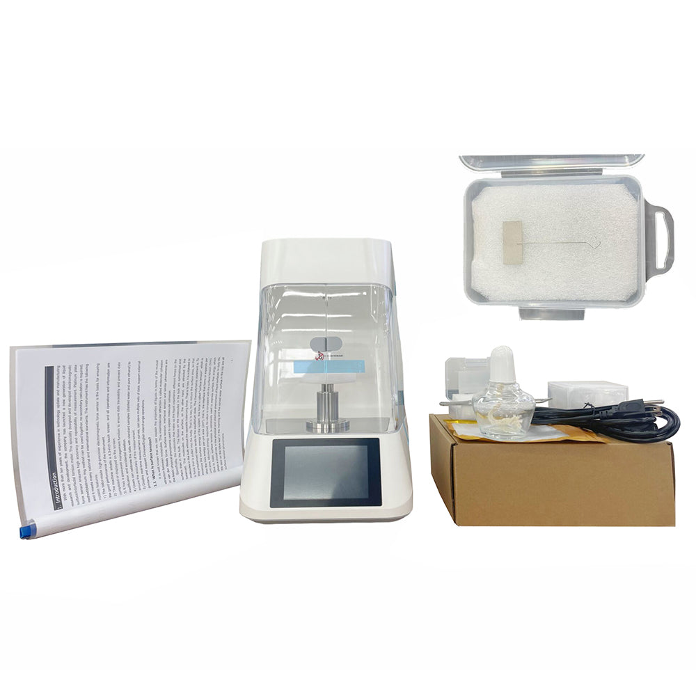 VTSYIQI Automatic Liquid Interfacial Tension Meter with Accuracy 0.1mN/m Wilhelmy Plate Method Measuring Range 0 to 1000mN/m Data Read Directly for Canning Approval And Cleaning Validation In The Food Industry