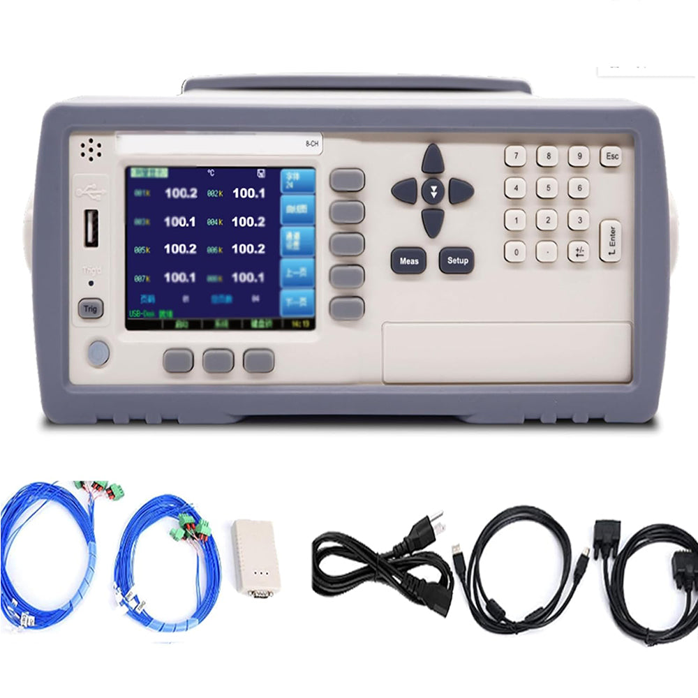 VTSYIQI Multi-Channel Temperature Data Logger 16 Channel Thermocouple