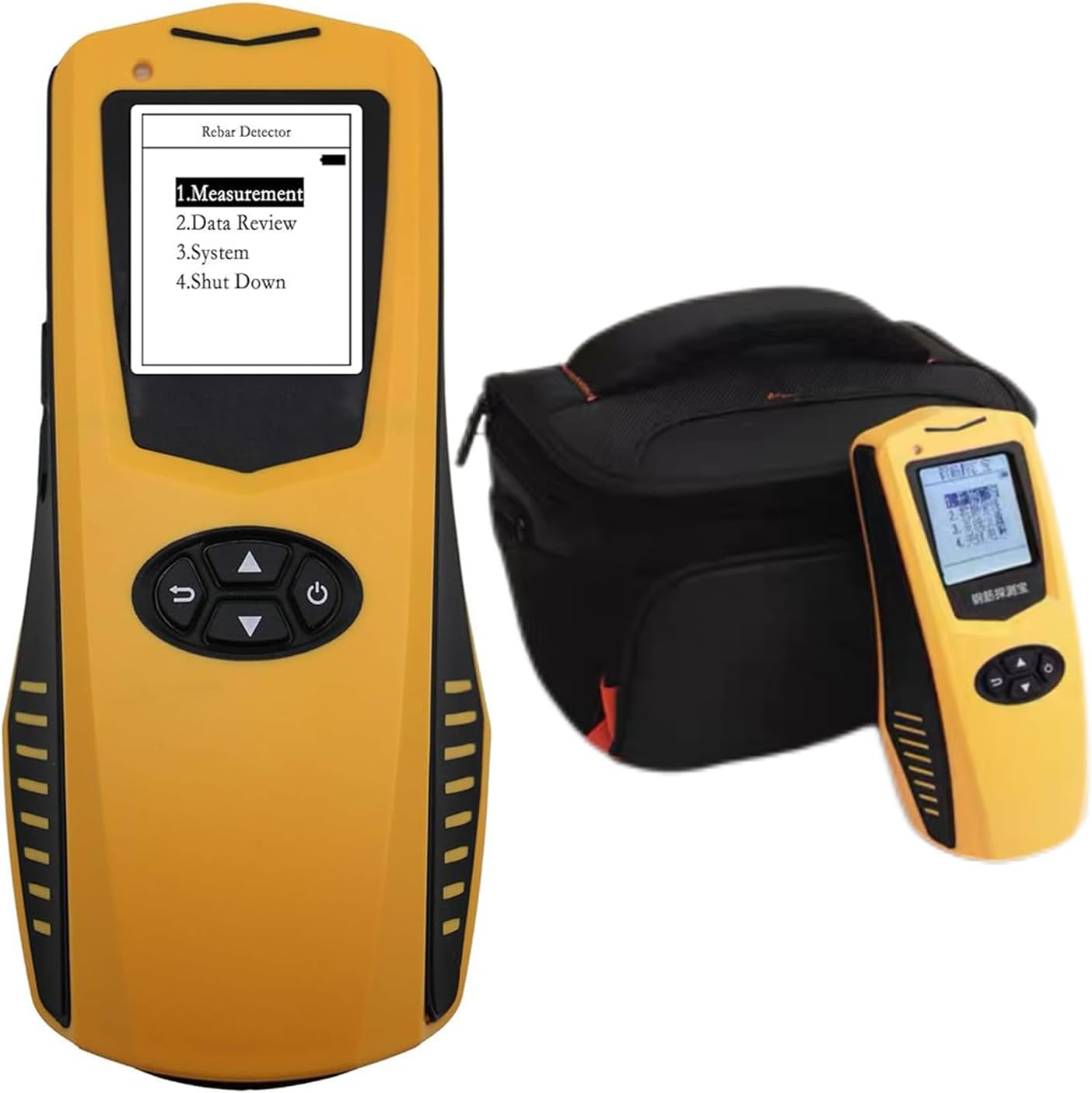 VTSYIQI Handheld Concrete Rebar Scanner Rebar Detector with Diameter Measuring Range Φ6-50mm Location Range Φ1-120mm for Reinforcement Detector Position Determination
