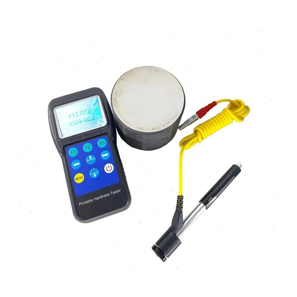 VTSYIQI Leeb Hardness Tester Meter Portable Hardness Tester Durometer with 170 to 960HLD Memory 600 Groups HL HB HRB HRC HRA HV HS for Steel Cast Steel Stainless Steel Aluminum Alloy Brass Copper Bronze