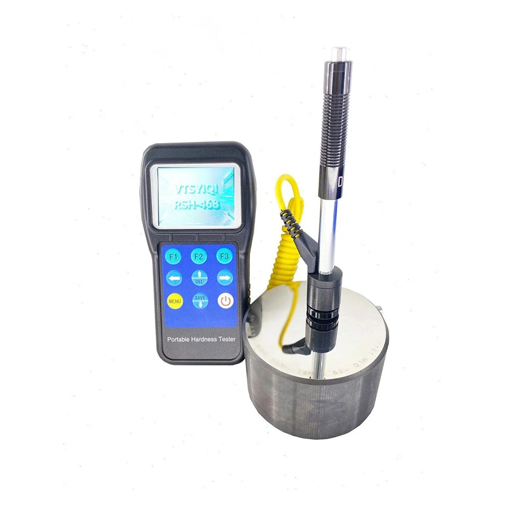 VTSYIQI Leeb Hardness Test Equipment Leeb Hardness Tester with Measuring Range HLD(170-960),HRC(17.9-69.5),HB(19-683),HV(80-1042),HS(30.6-102.6),HRA(59.1-88),HRB(13.5-101.7) for Alloy Tool Steel Nodular Cast Iron
