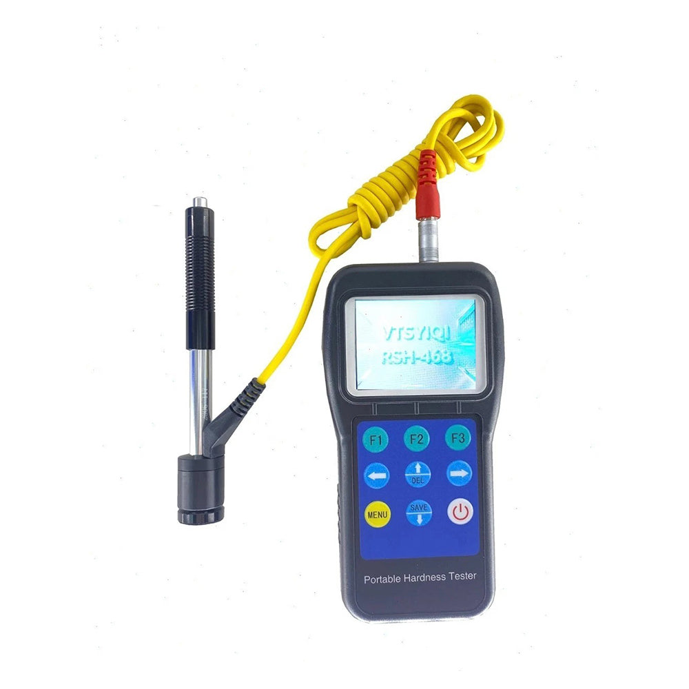 VTSYIQI Leeb Rebound Hardness Tester Leeb Hardness Meter for Steel and Cast Steel,Stainless Steel,Gray Cast Iron,Etc with Scale HL HB HRB HRC HRA HV HS  Measuring Range 170-960HLD 17.9-69.5HRC PC Software