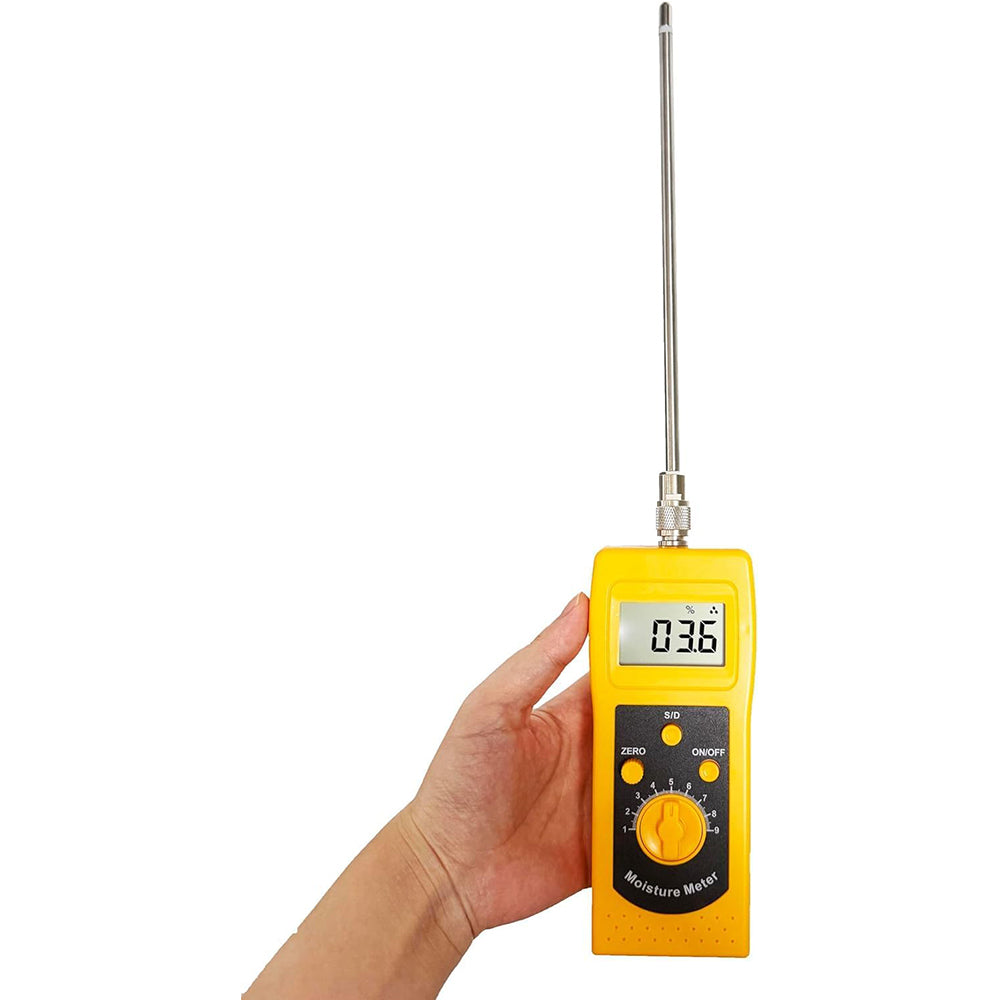 VTSYIQI Sand Moisture Tester Soil Moisture Meter Analyzer for River Sand Sea Sand And Other Sand with Measuring Range 0~90% Display Accuracy 0.1/0.01 Accuracy ±0.5% n