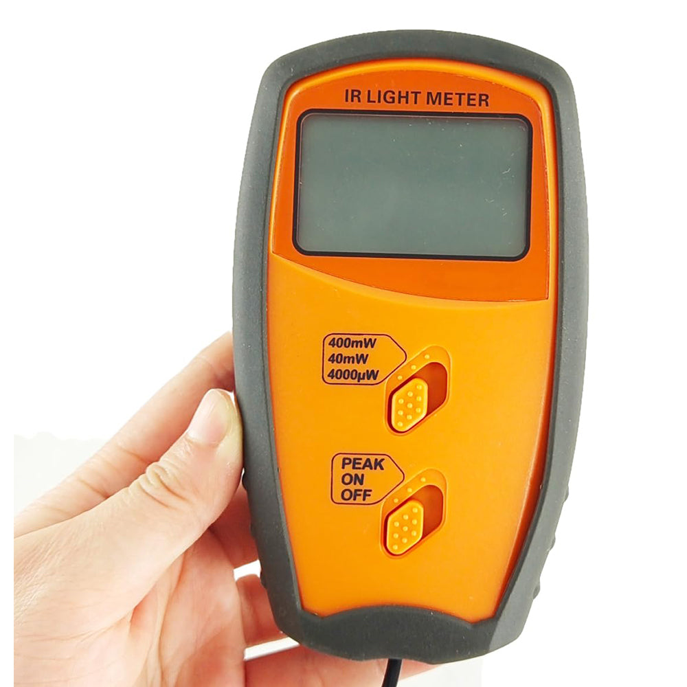 VTSYIQI IR Radiometer Infrared Irradiation Meter Tester with Resolution 1μW/cm² 0.01mW/cm² 0.1mW/cm² Ranges 4000μW/cm² 40mW/cm² 400mW/cm² Accuracy ±5%+1digit Wavelength Range 760nm to 1100nm