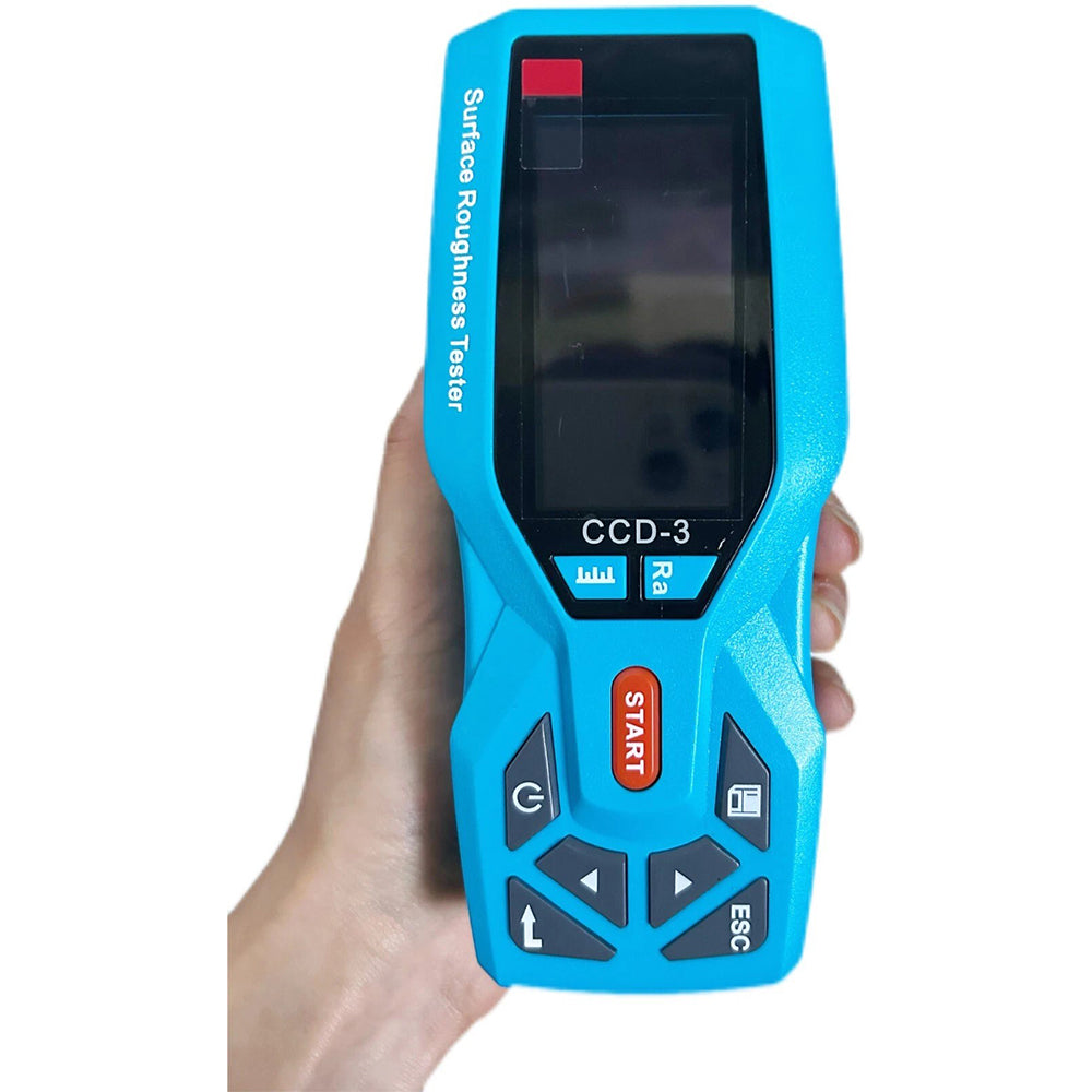 VTSYIQI Portable Surface Roughness Tester Gauge Machine Profilometer Surface Profile Gauge with Range Ra 0.005 to 16.000um Rz 0.02 to 160.00um for Plastic Piece Polished Parts Testing