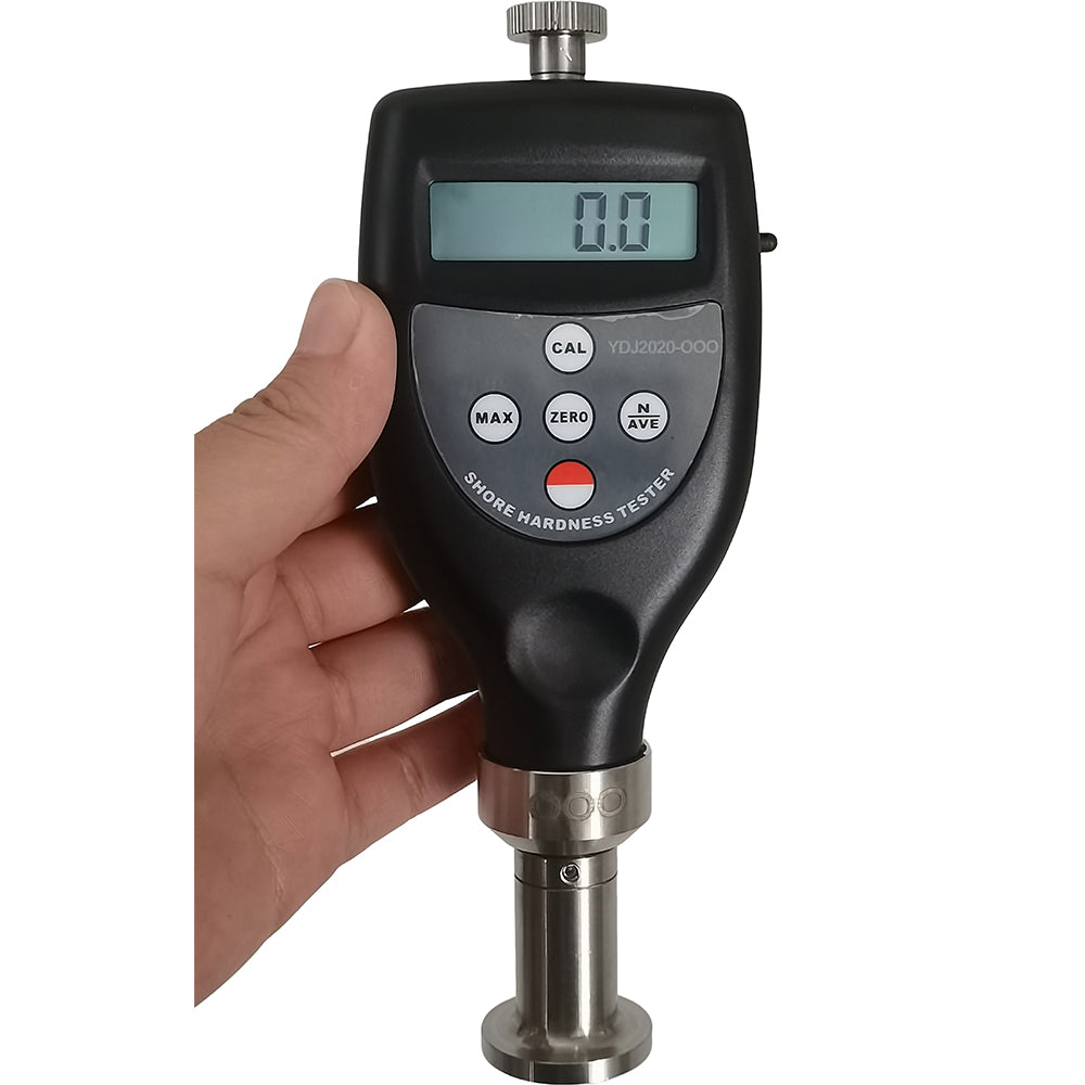 VTSYIQI Shore OOO Hardness Tester Portable Shore OOO Durometer with Indenter R6.35Spherical Radius Measurement Range 10~90HOOO Accuracy ≤±1H Resolution 0.1H ASTM ISO Standard