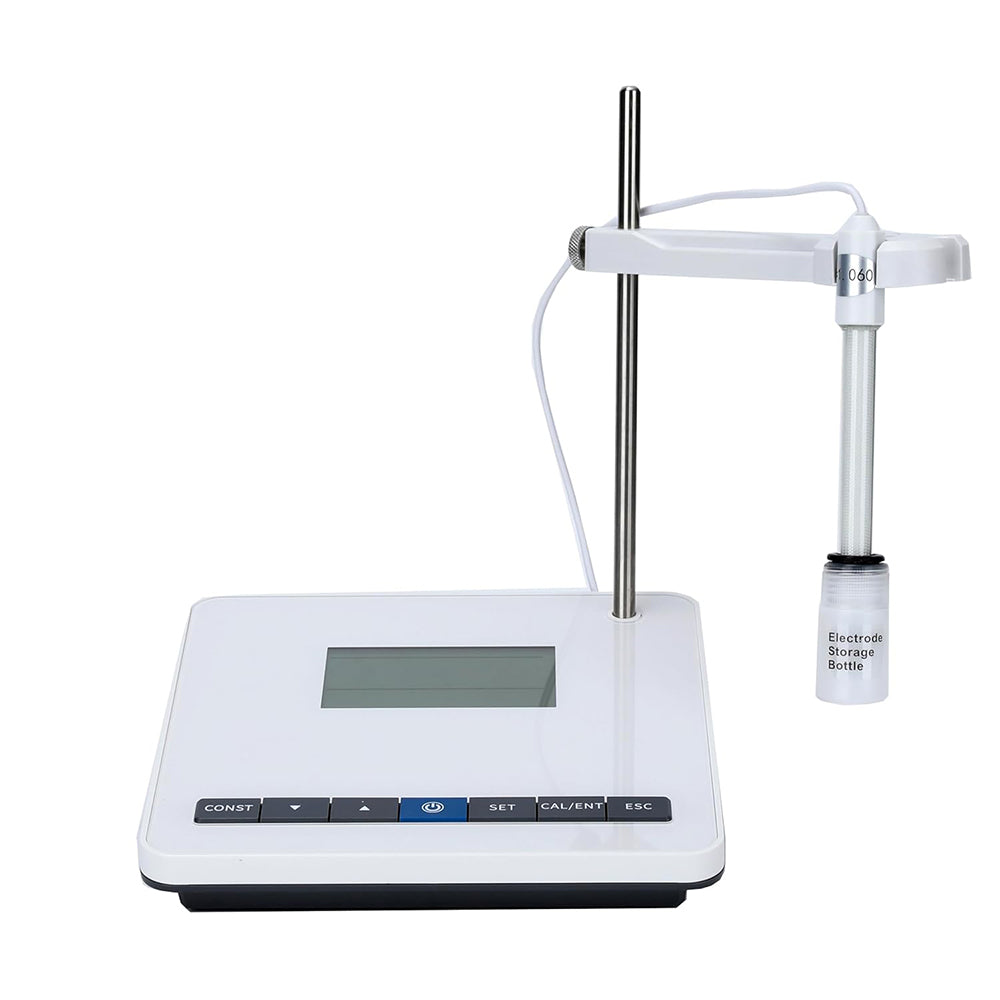 VTSYIQI Bench-Top Conductivity Meters with 1 Point Calibration Standard Solution Identification Function 146.6μS/cm 1408μS/cm 12.85mS/cm Conductivity Solutions Measuring Range 0.00μS/cm～100mS/cm