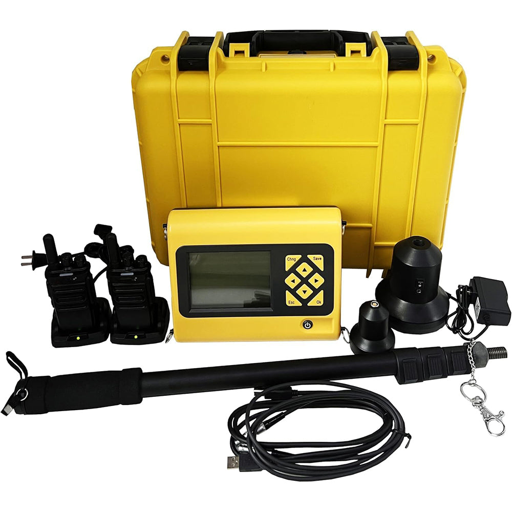 VTSYIQI Floor Slab Thickness Gauge Meter Nonmetallic Material Thickness Gauge for Wall Beam Pillar Lumber Ceramic