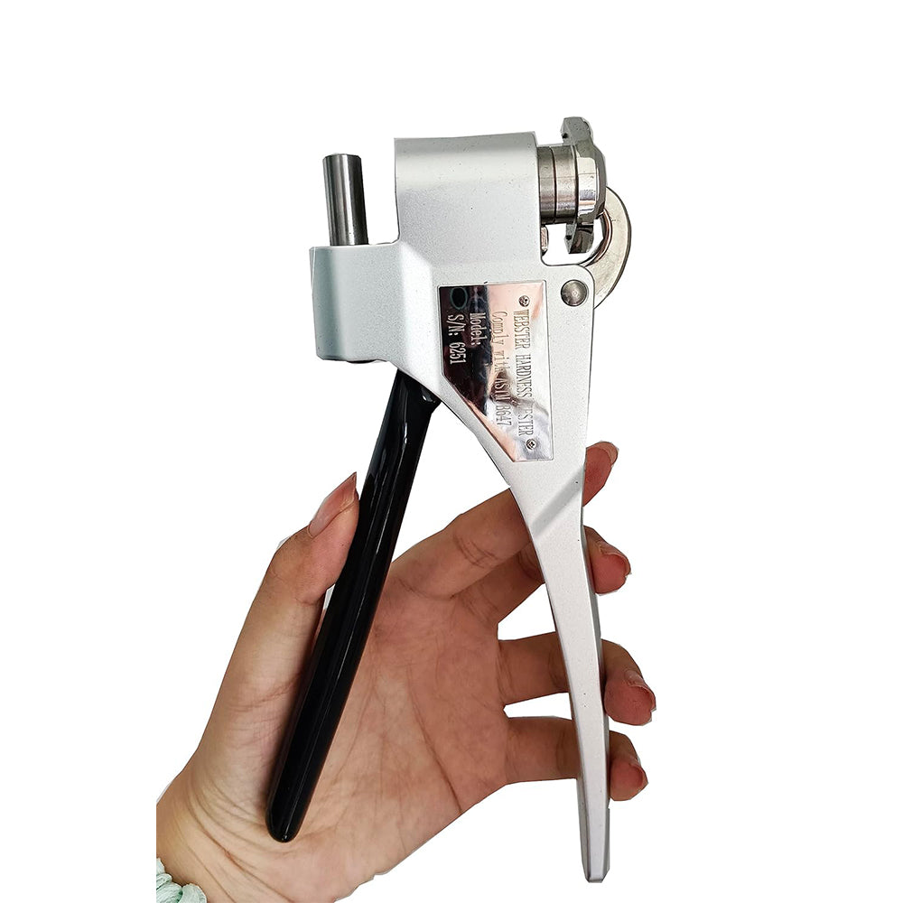 VTSYIQI Webster Hardness Tester Portable Webster Durometer with Hardness Range 50-90HRB Thickness 0.6~6mm Inner Diameter Over 10mm for Testing Soft Stainless Steel Sheets Cold-Rolled Steel Etc