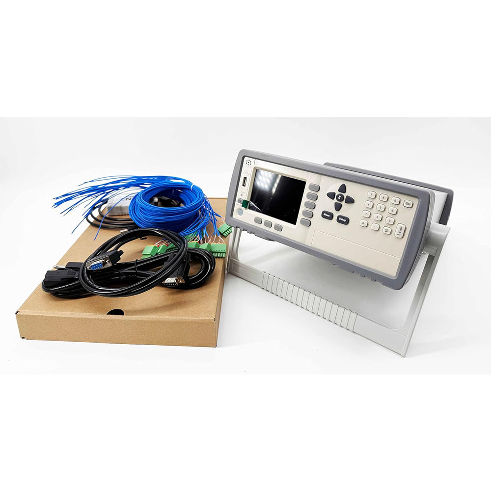 VTSYIQI Multi-Channel Thermocouple Thermometer Data Logger 32 Channel Temperature Tester Meter with Each Channel Error Correction Thermocouple J/K/T/E/S/N/B/R Range -200℃ to 1800℃