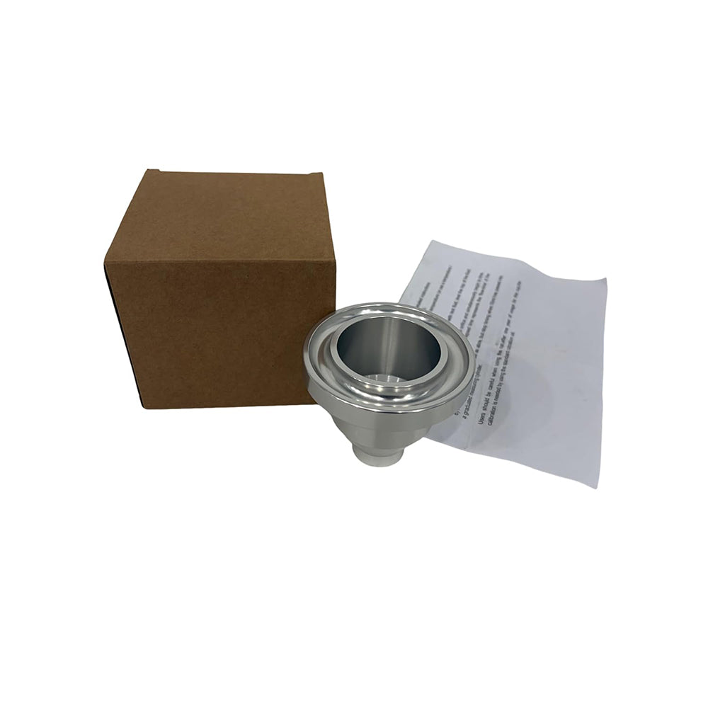 VTSYIQI DIN Viscosity Flow Cup Din Cup 2 with Hole Inner Diameter 2mm±0.02mm Measuring Range 10 - 50cSt Cup Volume 100±1ml Reference to DIN 53211 Standard for Printing And Ink Industry