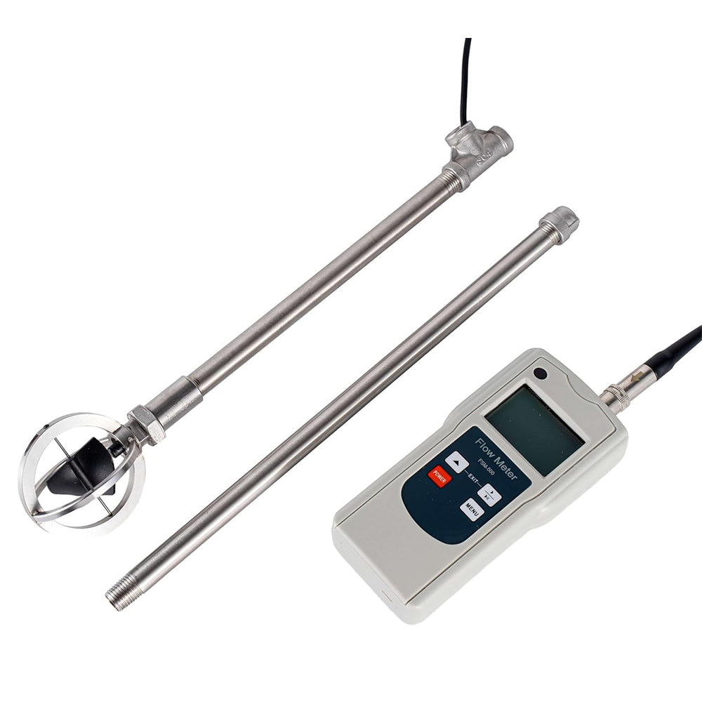 VTSYIQI Water Velocity Meter River Water Flow Rate Meter with Current Measurement Error ≤1.5% Speed Range 0.01-5.00 m/s Pole Positioning Measurement Method for Open Channel Flow Such As Fresh and Seawater Stream River Etc