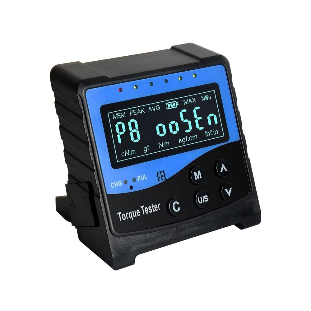 VTSYIQI Torque Wrench Calibrator Digital Torque Wrench Calibration Test Equipment with Torque Range 22.0~220.0N.m Connector Size 1/2 Data Storage 2000 Group Three Units Nm, Kgf.cm, lbf.in.Output Function USB Line