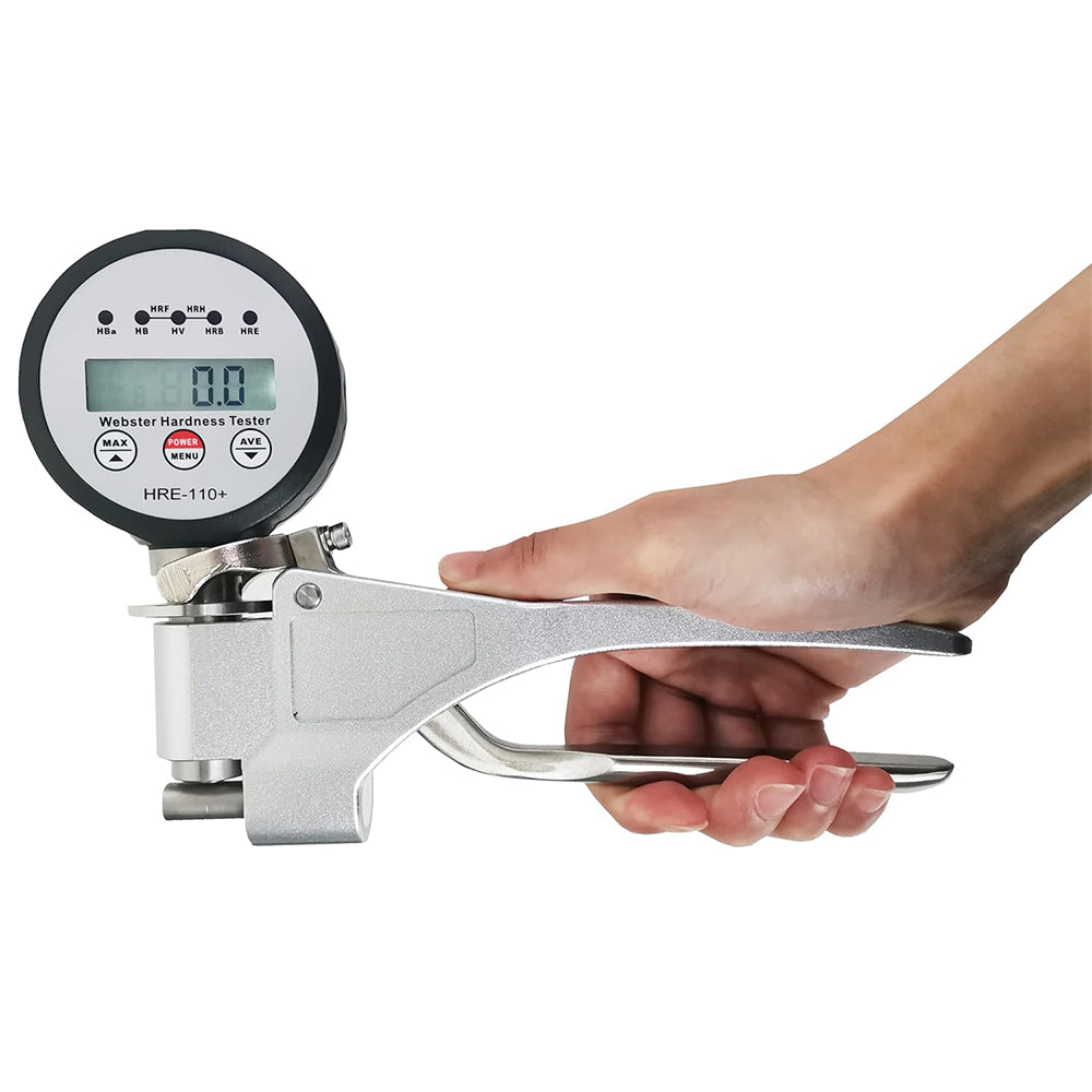 VTSYIQI Digital Webster Hardness Tester Webster Aluminium Hardness Tester with Hardness Range 25-110HRE/58~131HV for Measuring The Hardness of Aluminum Alloy Profiles Tubes Plates Aluminum Workpieces Etc