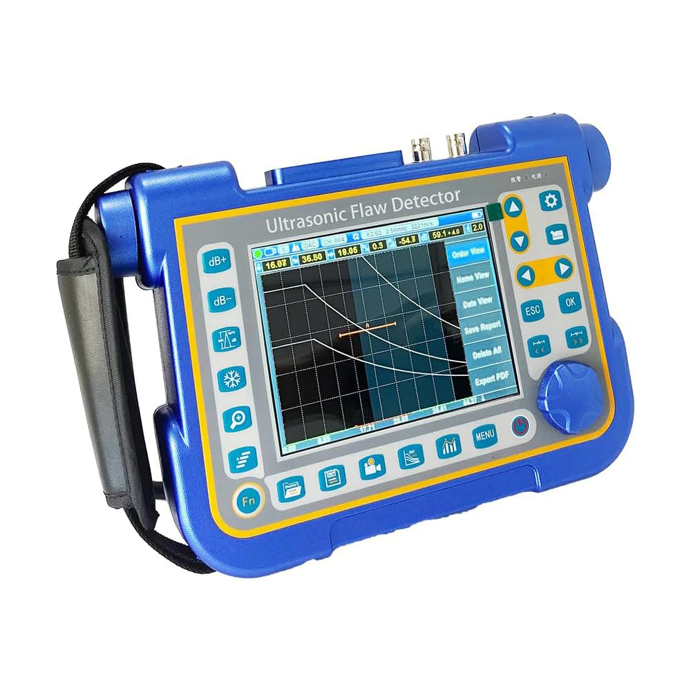 VTSYIQI Ultrasonic Flaw Detectors Portable UT Flaw Detector 100~20000m/s | 0~15000mm Steel Measuring Range And 1000~20000m/s Adjustable Sound Velocity For Tank, Shaft And Gear Thickness Tests