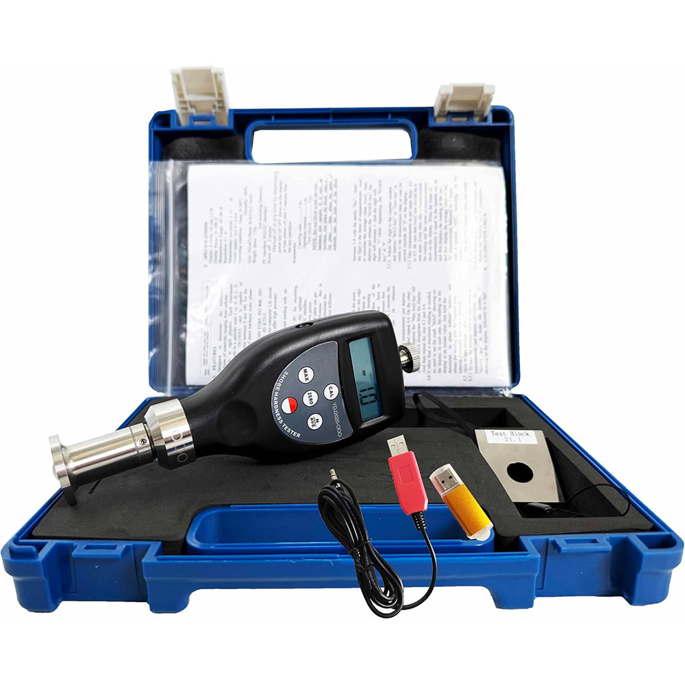 VTSYIQI Shore OOO Durometer Shore OOO Hardness Tester with USB Data Cable and Software to Connect PC Measurement Range 10~90HOOO Indenter R6.35Spherical Radius for Sponge- and Cellular Rubber Foam Rubber Silicone Gel-like Materials Etc