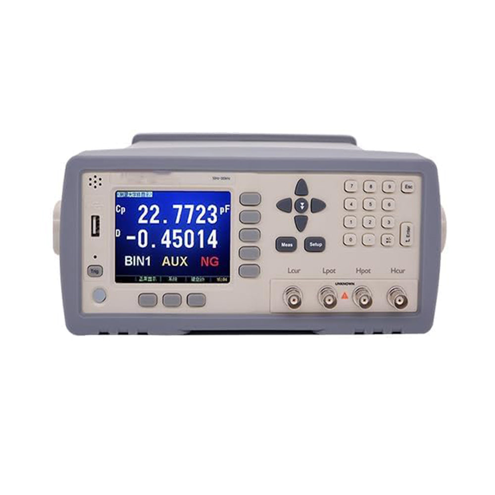 VTSYIQI Precision LCR Meter Benchtop LCR Bridge with Accuracy 0.1%±5dgt Frequency 50Hz~200kHz(37 Frequency Points) Signal Level 0.01V~2.00V(10mV Step) DCR 0.00001Ω~99.9999MΩ
