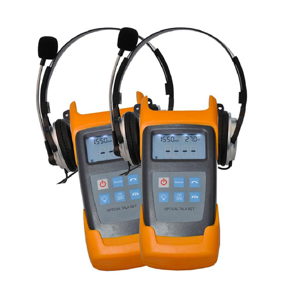 VTSYIQI Fiber Optic Talk Sets with Full-Duplex Digital Voice Communication Wavelength(nm) 1310/1550 Transmission Distance(KM) ≥80 Emitter Type FP-LD Digital Optical Phone Call And Stabilized Light Source Function